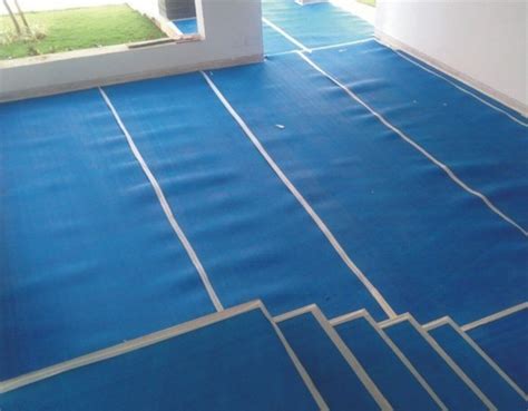 Blue Polypropylene PP Floor Guard Sheet Size 4 X 6 Feet Thickness 3