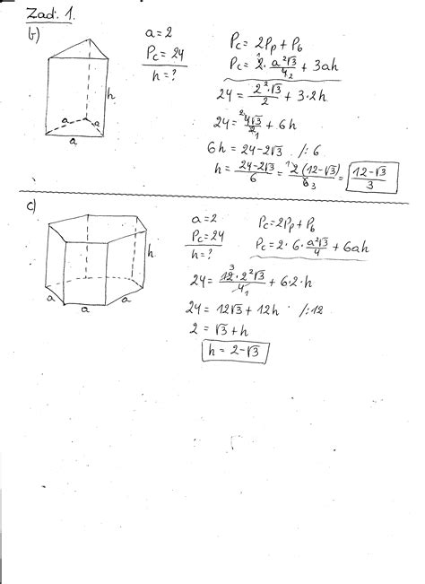 Witam Prosz O Pomoc W Zadaniu Z Matematyki Chodzi O Zad B I C