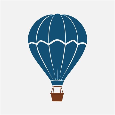 Premium Vector Air Balloon Logo Design Vector Illustration