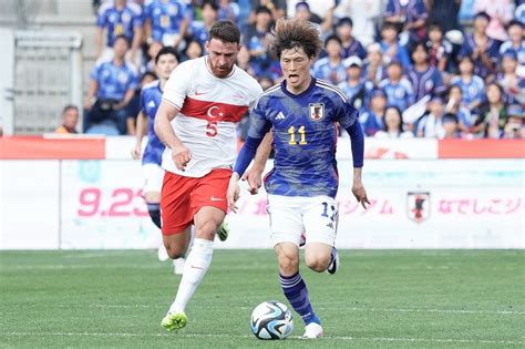 画像・写真：日本代表、伊藤敦樹らも活躍し4対2でトルコ代表に勝利！ Photoギャラリー【国際親善試合 日本代表vsトルコ代表 2023年9月