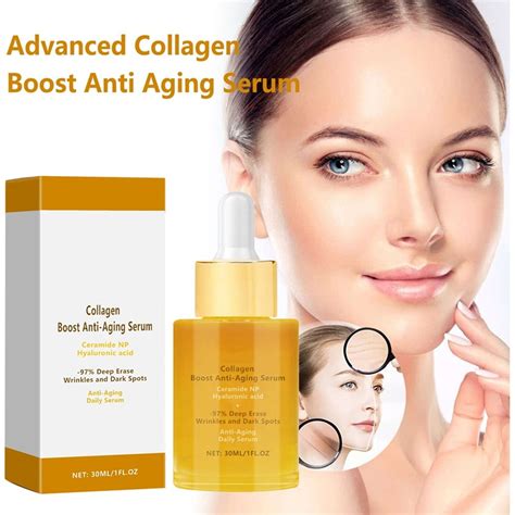 Lehoziheq Anti Aging Facial Serum With Peptides And Copper Tripeptides To Plump And Firm