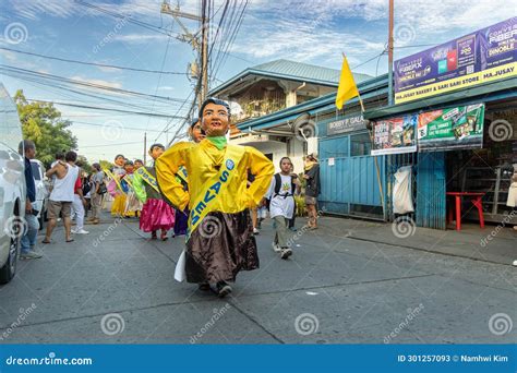 Nov 19 2023 Festival Parade Scene At Angono Giant Dool Higantes