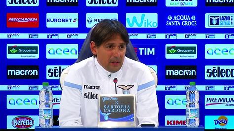 VIDEO CONFERENZA STAMPA SIMONE INZAGHI PRE UDINESE LAZIO ASCOLTA LE