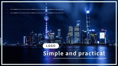 Best Free Lujiazui Night View Google Slide Themes And Powerpoint ...