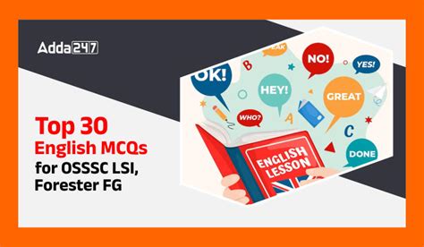 Top 30 English MCQs For OSSSC LSI Forester FG 03 April 2024