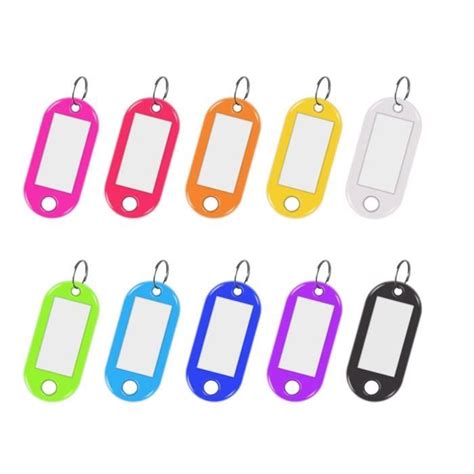 Porte Clef Etiquette Porte Cl S En Plastique Couleurs Porte