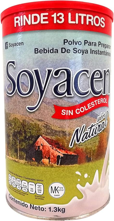 Soyacen 1 3 Kg Leche De Soya En Polvo Amazon Mx Alimentos Y Bebidas