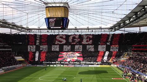 Choreo Eintracht Frankfurt Vs Erzgebirge Aue YouTube