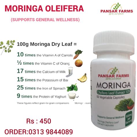 Science Based Health Benefits Of Moringa Oleifera Pansar Farms