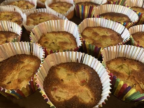 Muffins Individuels Sans Gluten La Rhubarbe