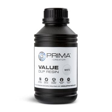 Résine PrimaCreator Value UV DLP 500 ml A Printer Impression 3D