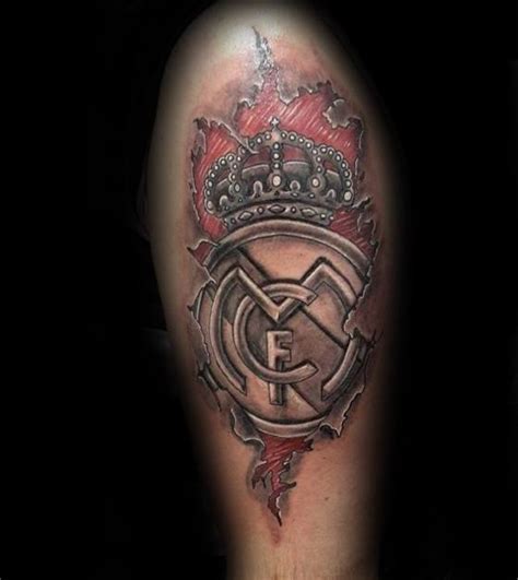 60 Real Madrid Tattoo Designs For Men - Soccer Ink Ideas