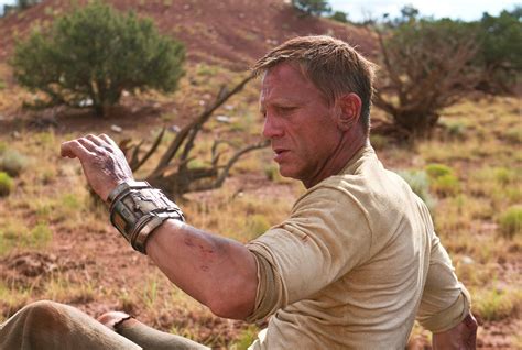 Cowboys And Aliens Production Still Daniel Craig As Jake Lonergan