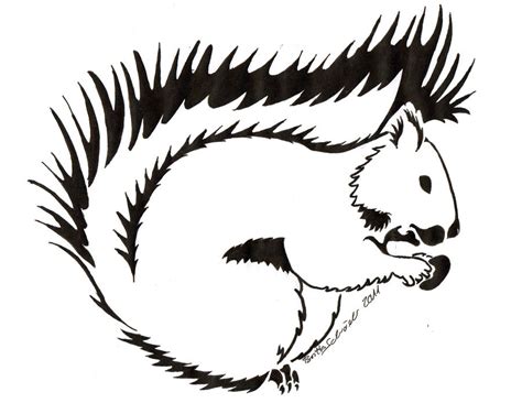 squirrel tattoo by Farmgirl93 on DeviantArt