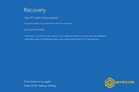 Hướng Dẫn Khắc Phục Lỗi Recovery Win 10 11 Chi Tiết đơn Giản