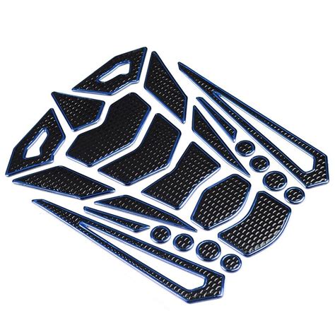 Blue Edge Universal Motorcycle Gas Fuel Oil Tank Pad Stickers