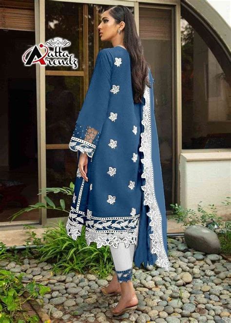 Atta Trendz 2712 Exclusive Full Stitch Pakistani 3 Piece Collection