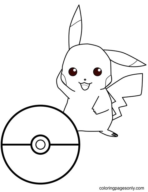 Pikachu Para Colorear Y Pintar Imágenes Para Dibujar Gratis