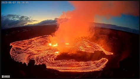 Vulcão Kilauea no Havaí Volta a Entrar Em Erupção