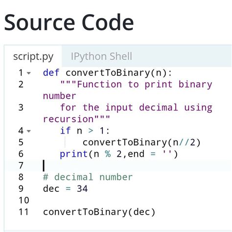 How To Convert Decimal To Binary In Python