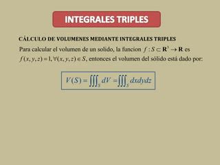 Ppt Integrales Triples Ppt