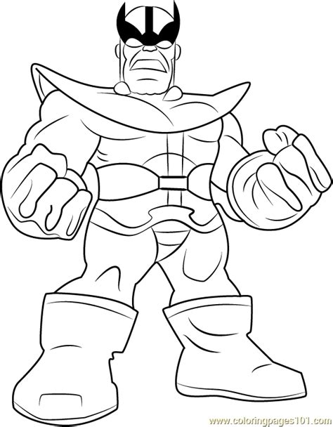 Thanos Coloring Page for Kids - Free The Super Hero Squad Show ...