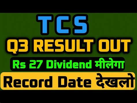 Tcs Share Today News Tcs Q3 Result 2024 Tcs Share News Tcs Stock