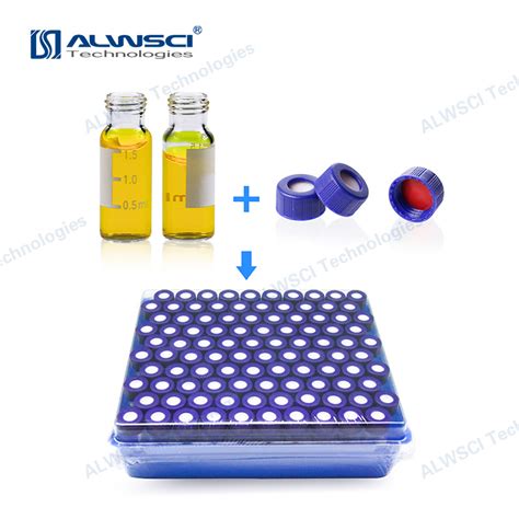 Alwsci Certified 2ml Glass Ultra Clean HPLC Vial ND9 Screw Neck Vial