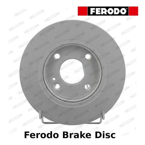 Ferodo Front Brake Disc Pair Mm Vented Coated Ddf C Eo