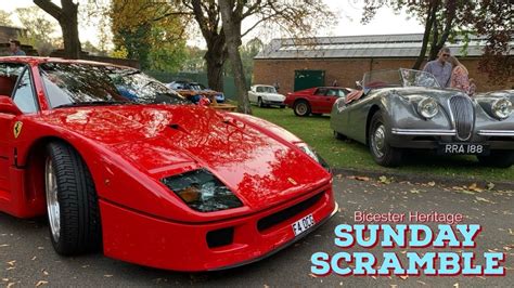 Bicester Heritage Sunday Scramble Oct 2023 BEST ONE YET YouTube