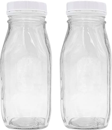 12 Oz Glass Bottle With Screw On Cap 2 Pack Sports And Outdoors