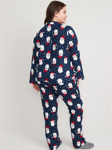 Printed Flannel Pajama Set Old Navy