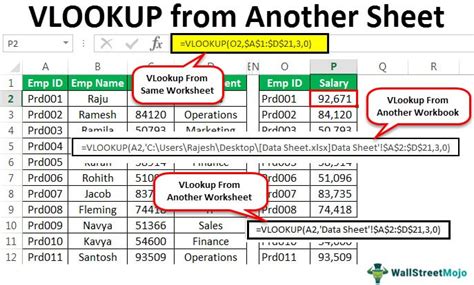 Vlookup From Another Sheet Or Workbook Step By Step Examples