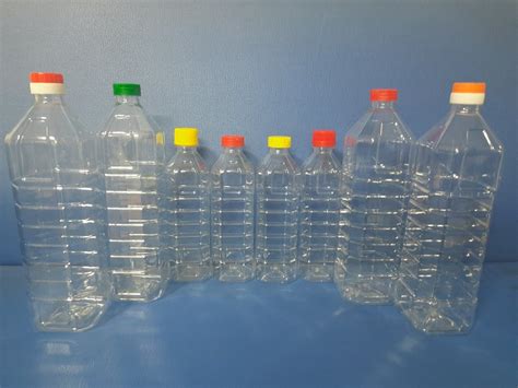 Screw Cap Ml Ml Edible Oil Pet Bottles Use For Storage