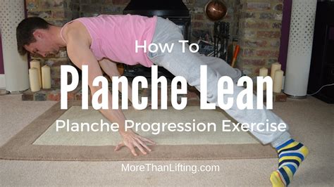 How To Planche Lean Beginner Planche Progression Exercise Youtube