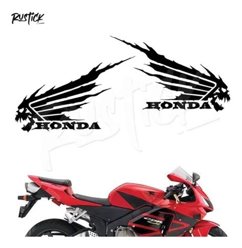 Set De Calcomanias Honda Pack Calaveras Motos Tuning Honda