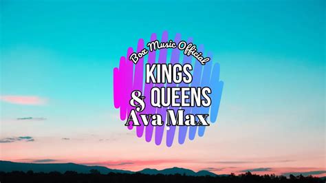 Kings Queens Ava Max Lyrics Youtube