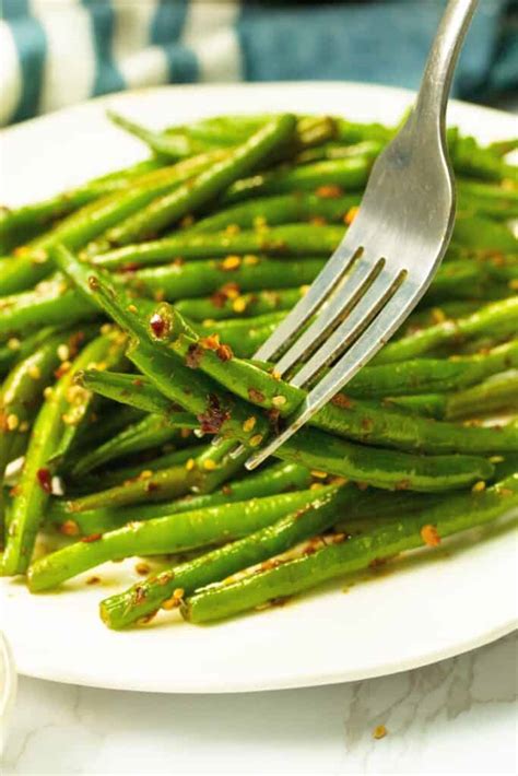 Spicy Green Beans - Immaculate Bites