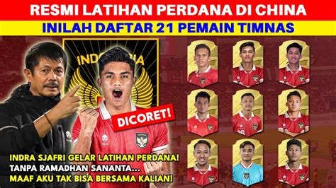 RESMI CORET PEMAIN Inilah Daftar Skuad Timnas Indonesia Di Asian Games