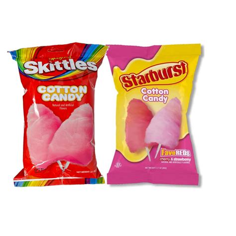 Skittles Original And Starburst Favereds Cotton Candy Variety 2 Pack