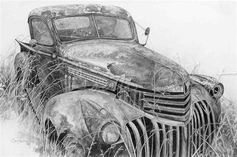 Image Result For Pencil Drawings Of Automobiles Truck Art Drawings