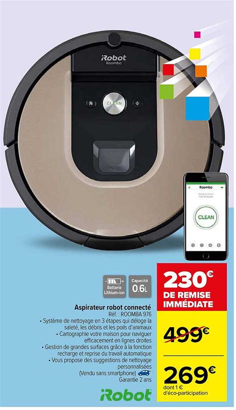 Promo Aspirateur Robot Connect Chez Carrefour Icatalogue Fr