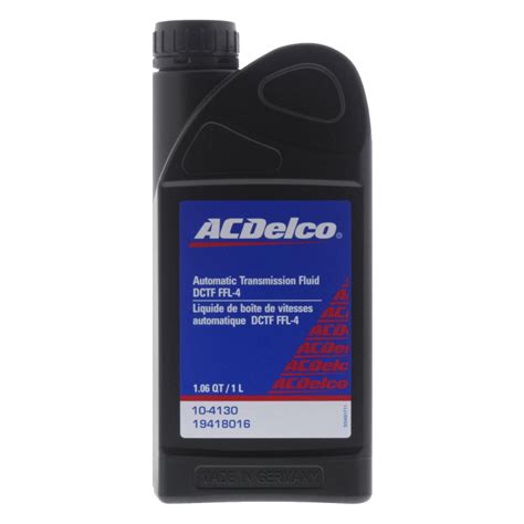 Acdelco 10 4130 Ffl 4 Dct Automatic Transmission Fluid 1 Qt