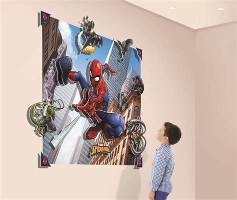 Spider Man D Wall Mural Ft X Ft Walltastic