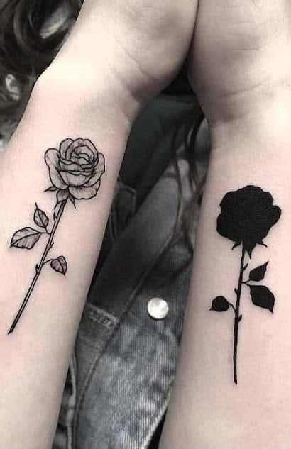 Black And White Rose Tattoo TATTOOGOTO