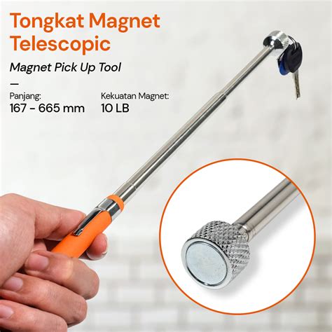 Vastar Tongkat Telescopic Magnet Pick Up Tool Lb Gj Orange