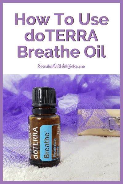 Doterra Breathe Respiratory Blend Essential Oils With Betsy