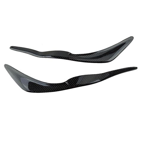 Carbon Fiber Headlight Eyebrow Eyelid Cover Trim Fit For Lexus IS EBay