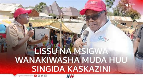 LIVE TUNDU LISSU NA MSIGWA WANAKIWASHA MUDA HUU SINGIDA KASKAZINI