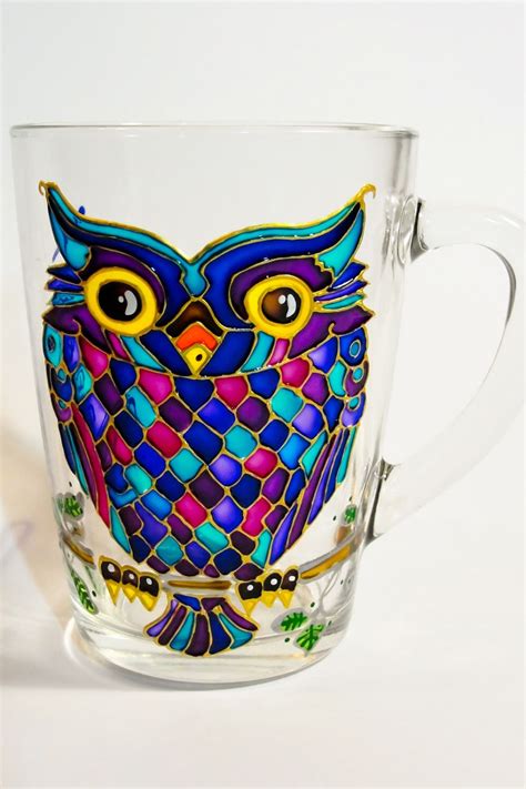 Owl Mug Personalized Coffee Mug Owl Coffee Cup For Women Owl Etsy